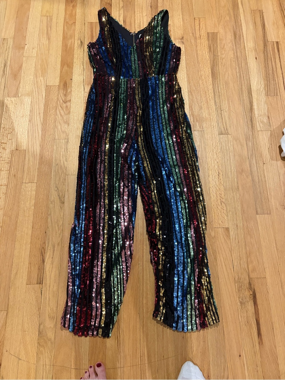 Amazing multicolor sequin jumpsuit!